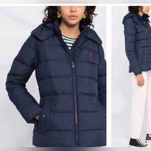 Polo by Ralph Lauren Dark Blue Puffer Coat